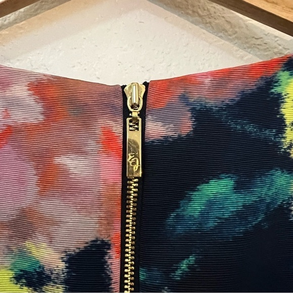 Eliza J Floral fit and flare midi length dress-SZ 2 - Picture 7 of 12